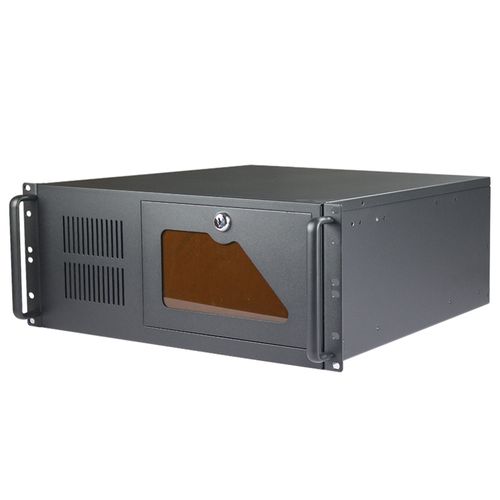 4u工控机箱450机架式19寸atx主板工业工厂自动化设备监控录像 机箱